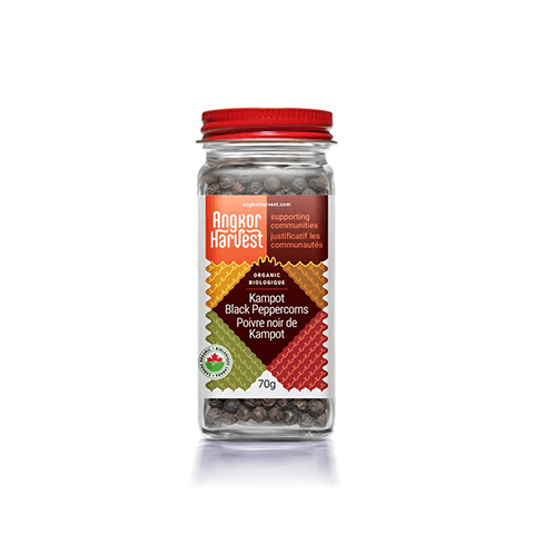 Organic Kampot Peppercorns, Black