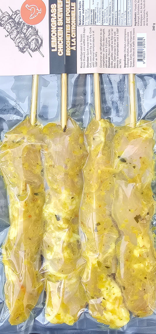 Cambodian Chicken Skewers (Frozen meats are available only at local delivery)
